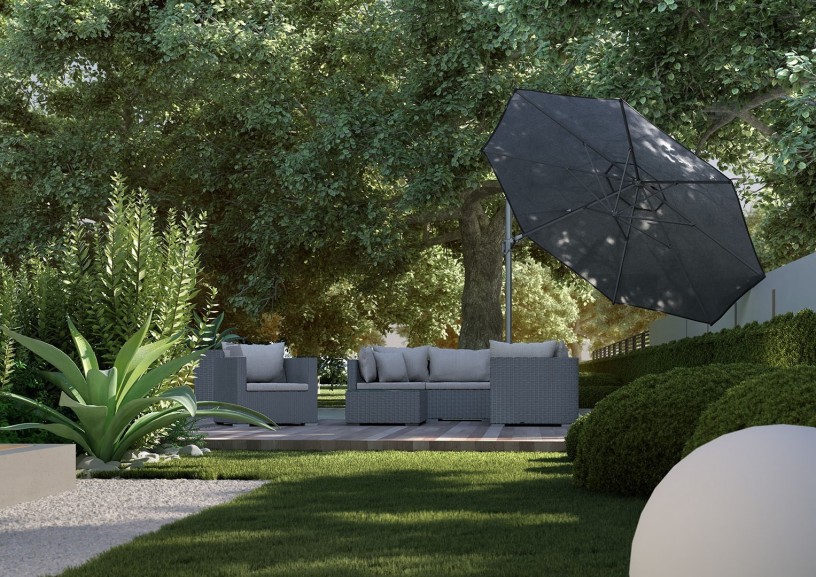 Duży parasol ogrodowy – nowy wymiar odpoczynku w ogrodzie!