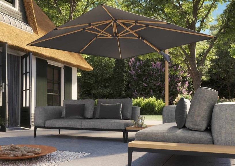 Duży parasol tarasowy – prosty sposób na relaks!